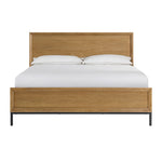 Feeling Connected - Newport 3- Piece King Bed - Oak and Black