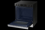 Samsung BESPOKE Stainless Steel 30" Thermal Slide In Electric Range (6.3cu.ft.) - NSE6DG8100SRAC