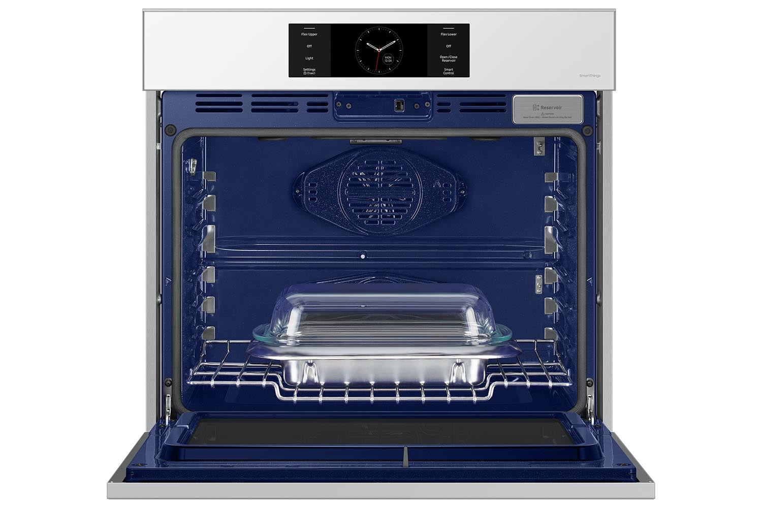 Samsung BESPOKE White Glass Single Oven (5.1 cu. ft) - NV51CB700S12AA