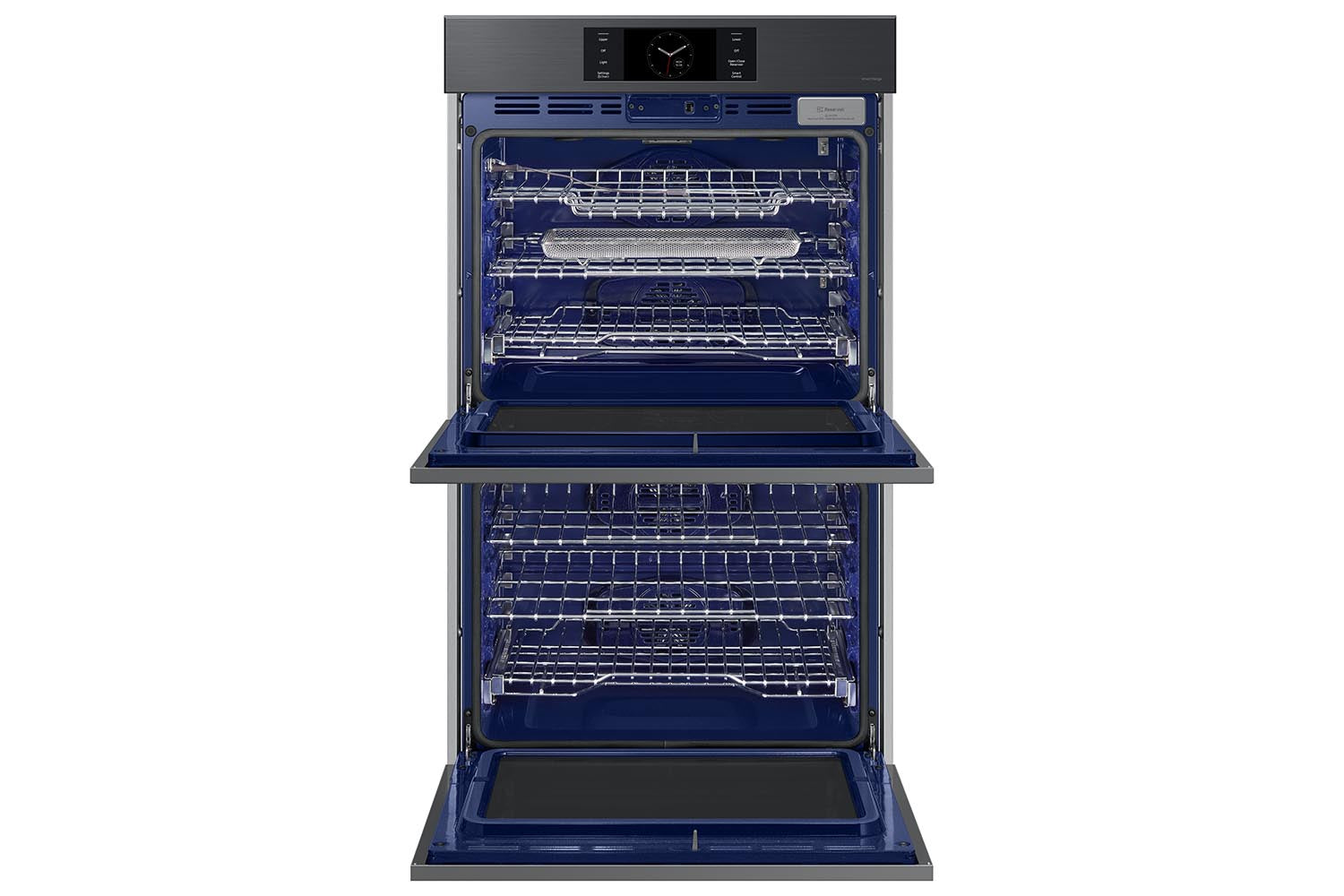 Samsung BESPOKE Matte Black Double Wall Oven (10.2 cu. ft) - NV51CG700DMTAA