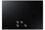 Samsung 5000 Series Stainless Steel Kitchen Package with Wall Oven, Electric Cooktop, and Hood Fan