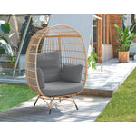 Baffin Indoor/Outdoor Egg Chair - Tan/Grey