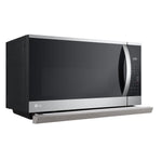 LG Smudge Resistant Stainless Steel Smart Wi-Fi Enabled Over-the-Range Microwave with ExtendaVent® 2.0 & EasyClean® (2.1 cu. ft.) - MVEL2125F