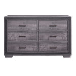 Orlando 6-Drawer Dresser - Grey