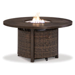 Paradise Trail - Outdoor Fire Pit Table - Medium Brown