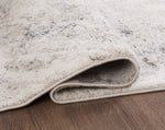 L2 Decor Panorama Area Rug 5' x 8' with Underpad - Grey, Cream