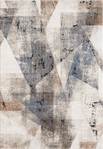 L2 Decor Panorama Area Rug 5' x 8' - Blue, Cream