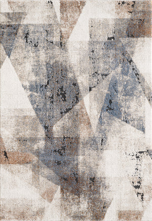 L2 Decor Panorama Area Rug 8' x 11' - Blue, Cream