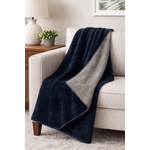 Cotton House Portugal Blanket 50" x 60" - Navy