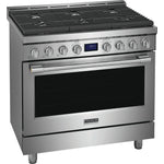 Frigidaire Professional Stainless Steel 36" Gas Front Control Freestanding Range (4.4 Cu. Ft) - PCFG3670AF