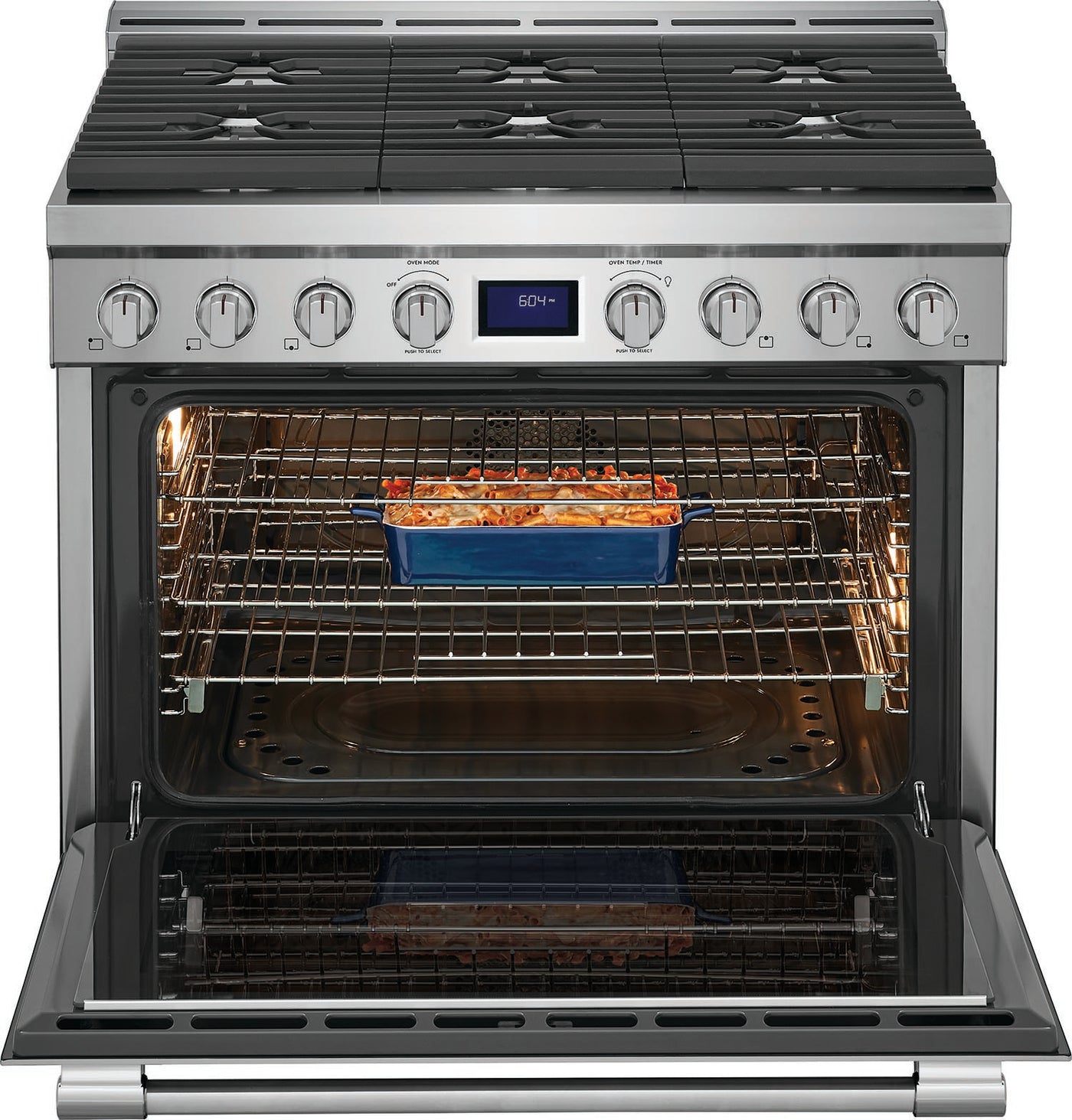Frigidaire Professional Stainless Steel 36" Gas Front Control Freestanding Range (4.4 Cu. Ft) - PCFG3670AF