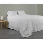 Cotton House Portugal Coverlet 90" x 90" - Favo Rip