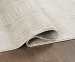 L2 Decor Petra Area Rug 8' x 11' with Underpad - Cream