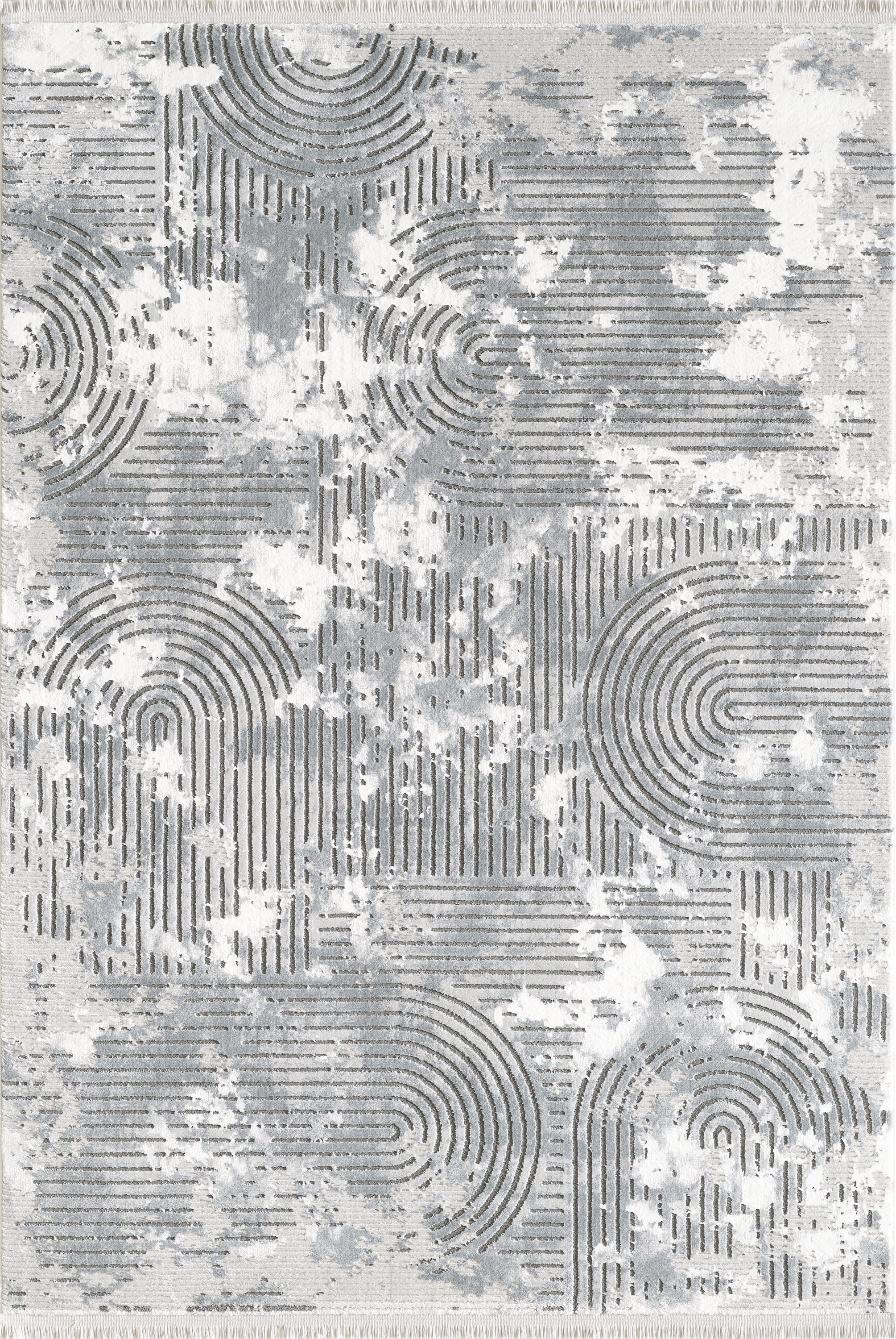 L2 Decor Petra Area Rug 5' x 8' - Dark Grey