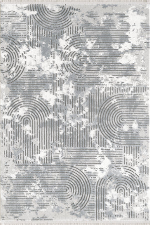 L2 Decor Petra Area Rug 8' x 11' - Dark Grey