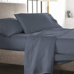 Edirne Cotton Queen Sheet Set - Charcoal