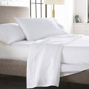 Sivas Cotton Queen Sheet Set - White