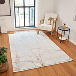 L2 Decor Karizma Area Rug 5' x 8' - Yellow, White