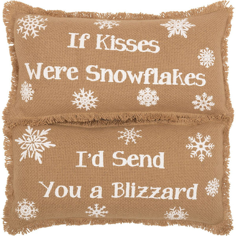 Pachon Burlap Decorative Cushion - Set of 2 - 7 x 13