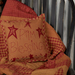 Calhan II 12 x 12 Pillow - Burgundy/Dark Tan