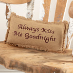 Remi Natural Pillow Always Kiss Me Goodnight