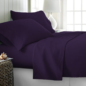 Rize Queen Sheet Set - Purple