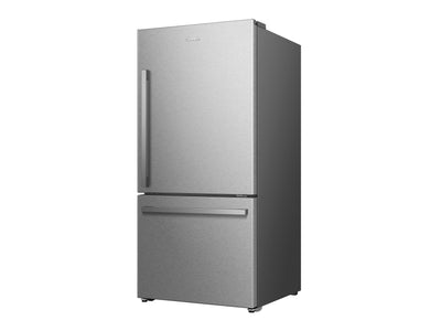 Hisense Réfrigérateur 22,3 pi³ avec congélateur en bas acier inoxydable RB22A2FSE