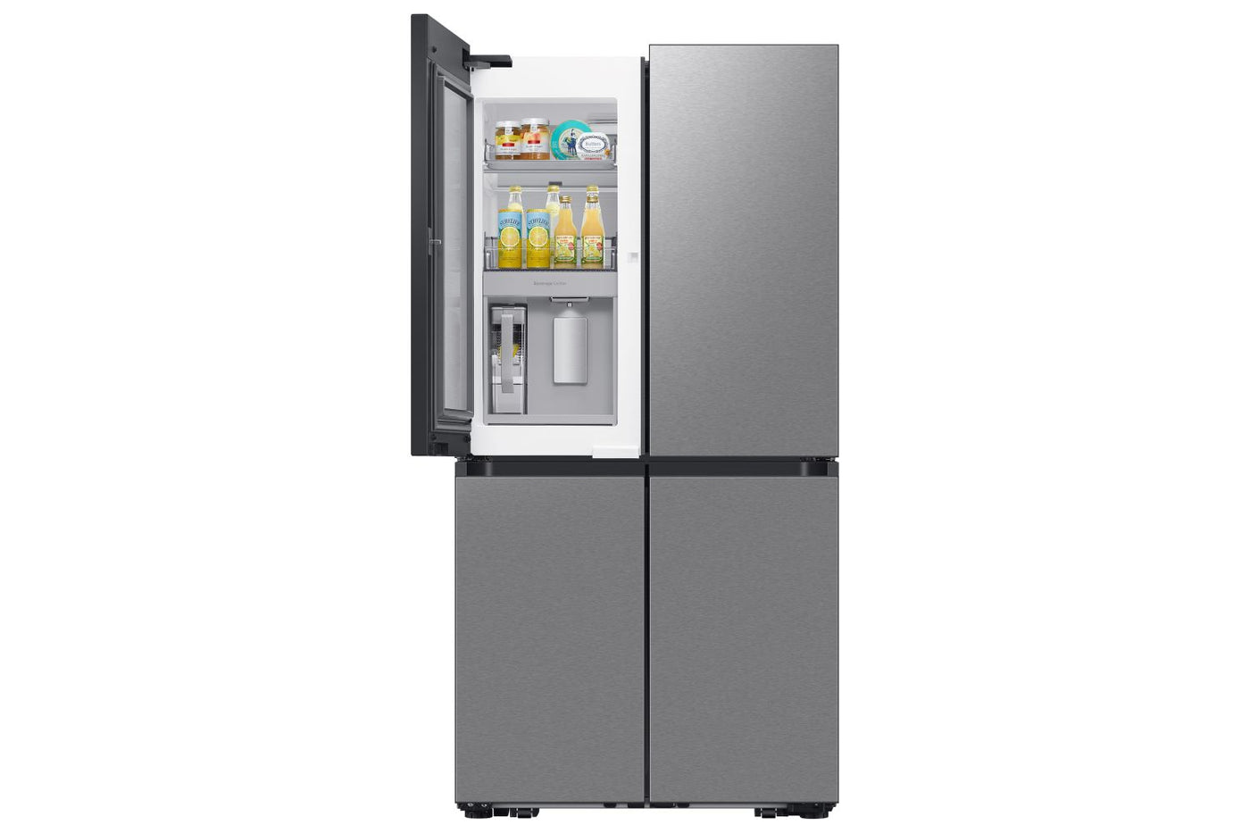 Samsung BESPOKE Stainless Steel 36" 4-Door Flex Refrigerator with Beverage Center (29 cu.ft.) -RF29DB9600QLAA