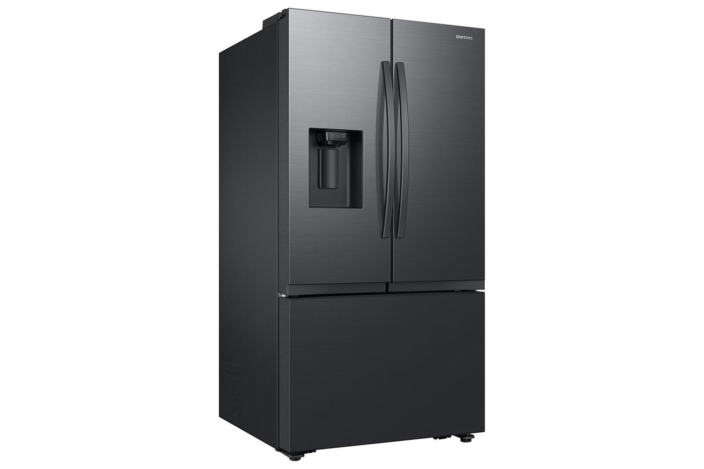 Samsung Matte Black Stainless Steel 36" French Door Refrigerator (31cu.ft) - RF32CG5400MTAA