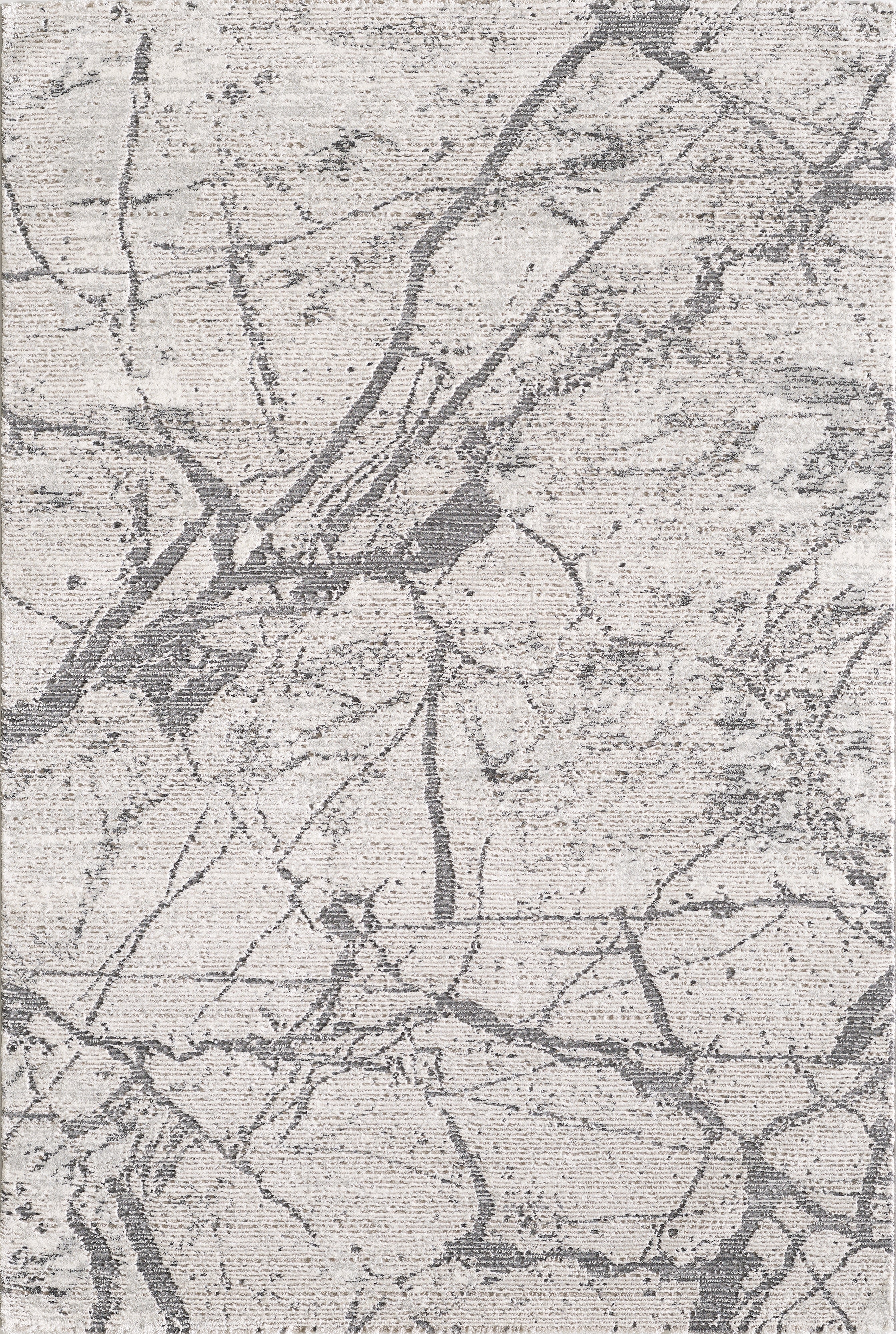 L2 Decor Robini Area Rug 7' x 10' with Underpad - Grey