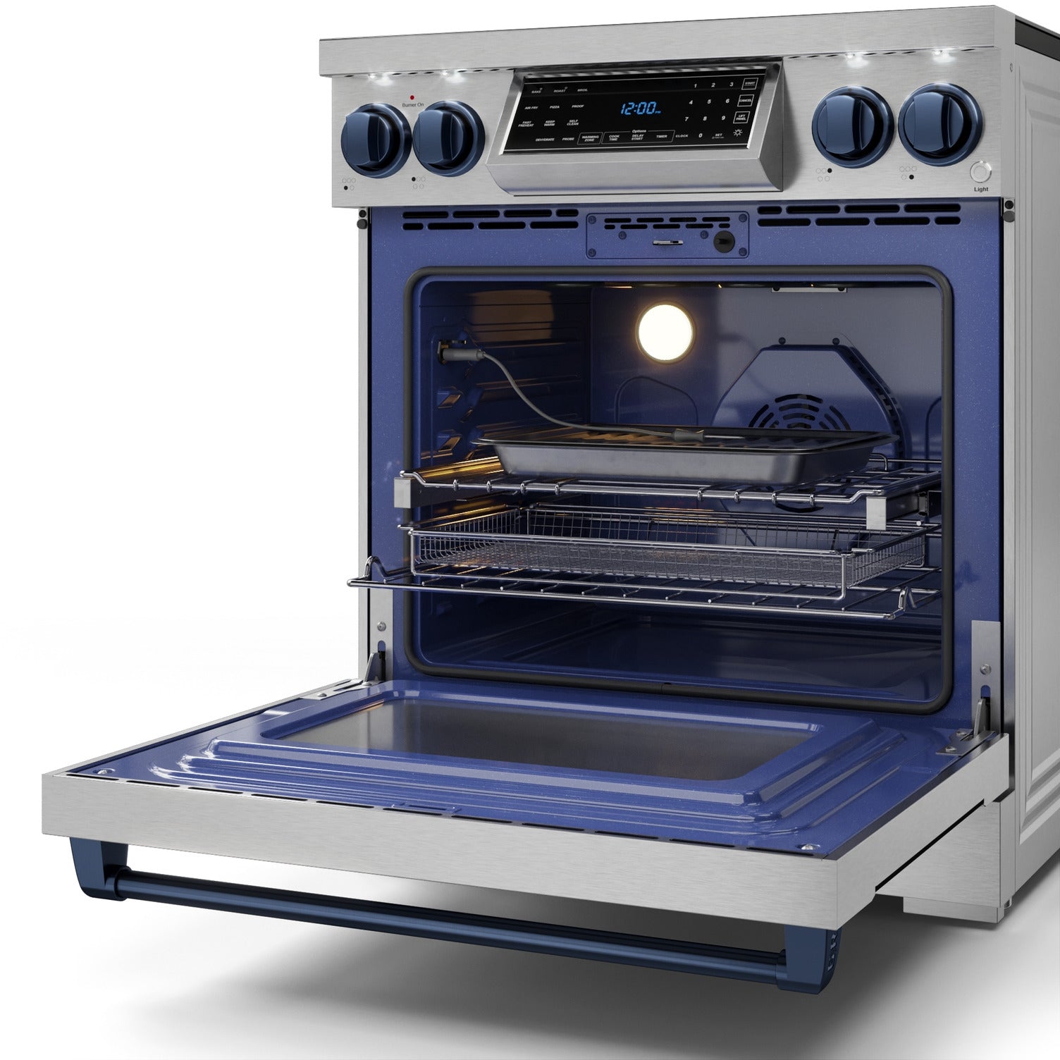 Thor Kitchen Stainless Steel Freestanding Professional Electric Range|Gordon Ramsay Series (4.55 cu.ft.) - RSE30-BLU