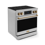 Thor Kitchen Stainless Steel Freestanding Professional Electric Range |Gordon Ramsay Series (4.55 cu.ft.) -RSE30-BRZ