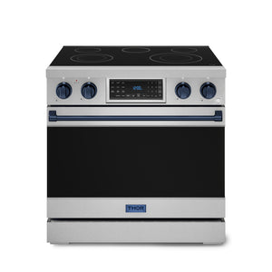 Thor Kitchen Stainless Steel Freestanding Professional Electric Range|Gordon Ramsay Series (6 cu.ft) - RSE36-BLU