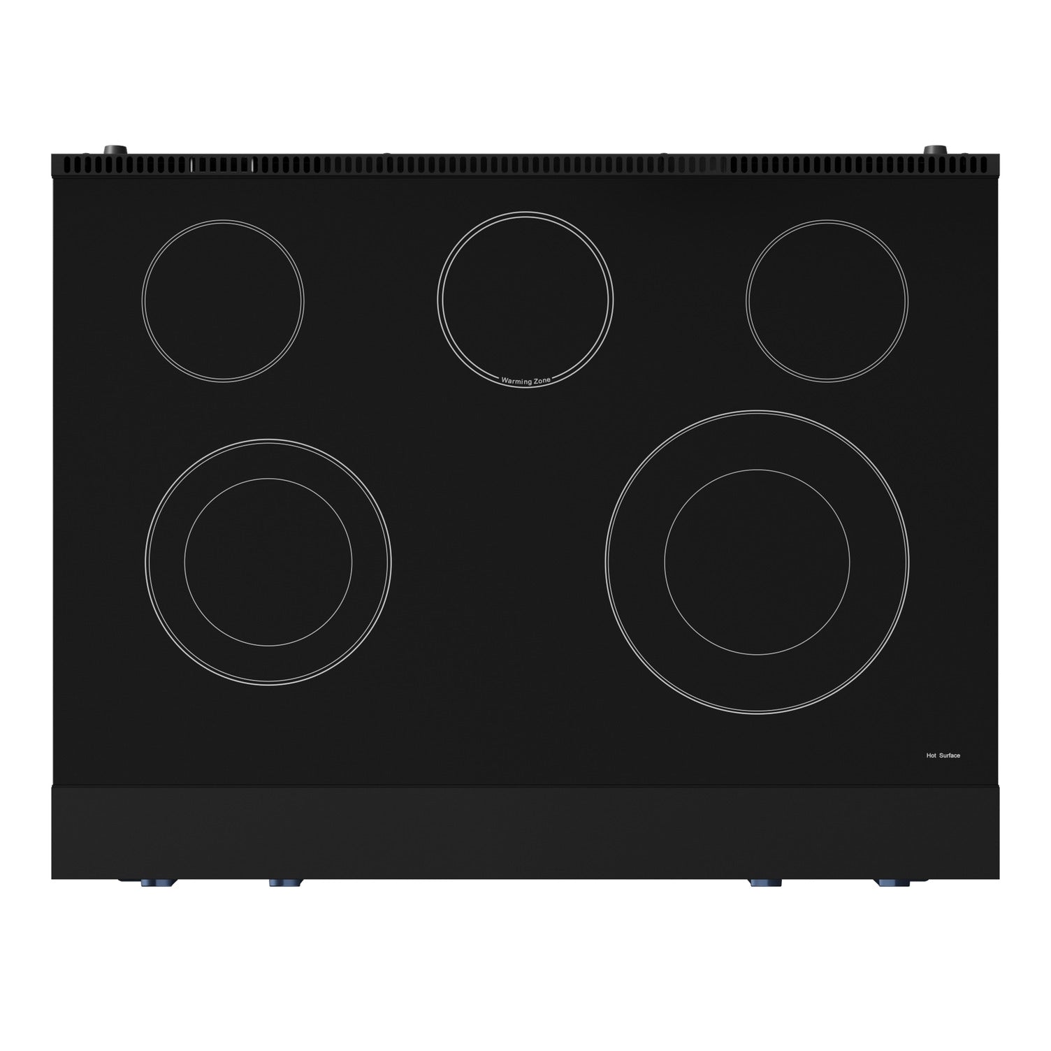 Thor Kitchen Black Stainless Steel Freestanding Professional Electric Range|Gordon Ramsay Series (6 cu.ft) - RSE36B-BLU