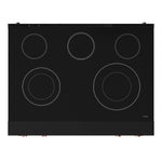 Thor Kitchen Black Stainless Steel Freestanding Professional Electric Range|Gordon Ramsay Series (6 cu.ft) - RSE36B-RSG