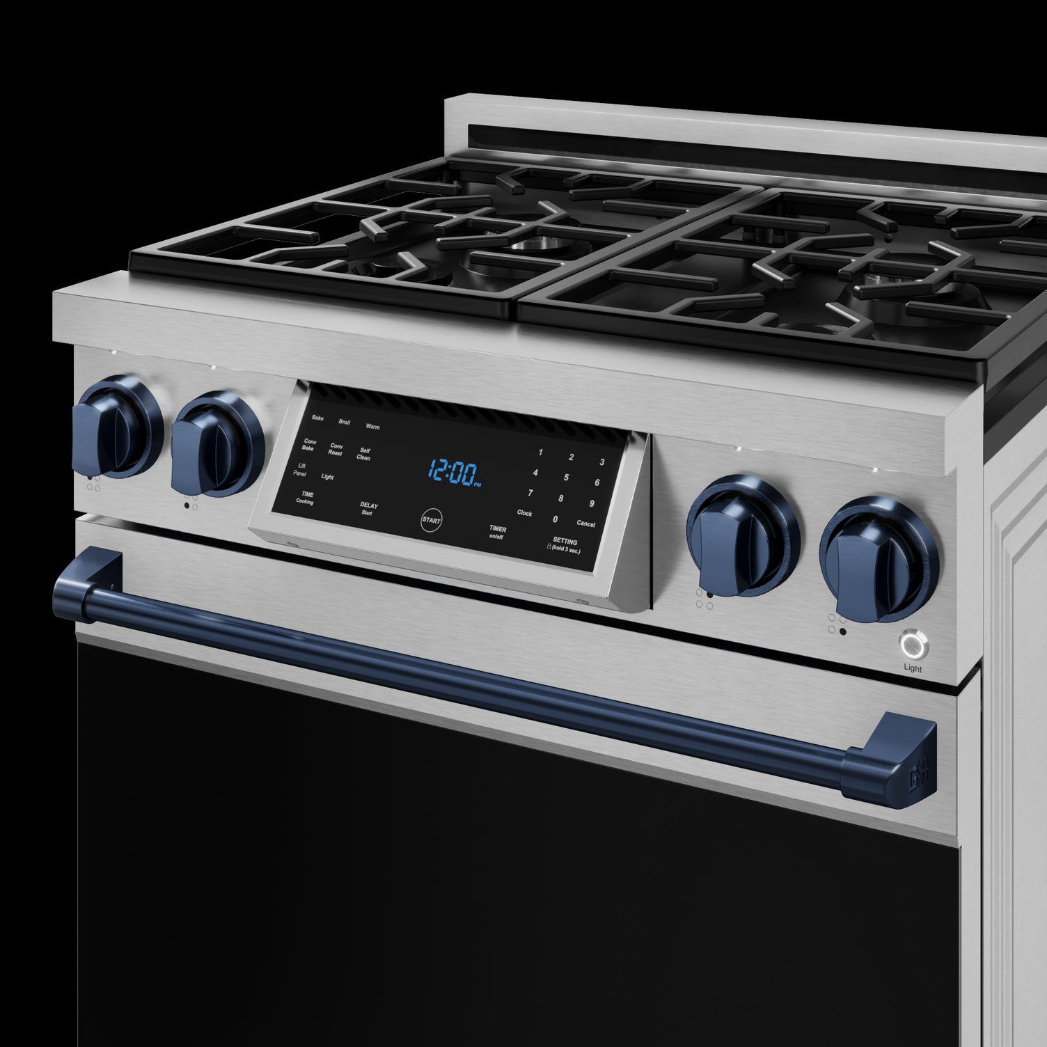 Thor Kitchen Stainless Steel Freestanding Professional Gas Range|Gordon Ramsay Series (4.55 cu.ft.) - RSG30-BLU