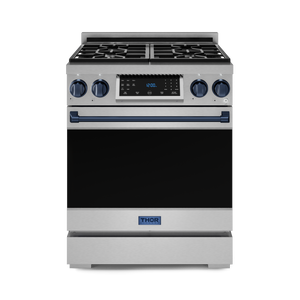 Thor Kitchen Stainless Steel Freestanding Professional Gas Range|Gordon Ramsay Series (4.55 cu.ft.) - RSG30LP-BLU