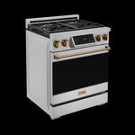 Thor Kitchen Stainless Steel Freestanding Professional Gas Range|Gordon Ramsay Series (4.55 cu.ft.) - RSG30-BRZ