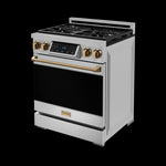 Thor Kitchen Stainless Steel Freestanding Professional Gas Range|Gordon Ramsay Series (4.55 cu.ft.) - RSG30-BRZ