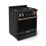 Thor Kitchen Black Stainless Steel Freestanding Professional Gas Range|Gordon Ramsay Series (4.55 cu.ft.) - RSG30B-RSG