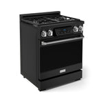 Thor Kitchen Black Stainless Steel Freestanding Professional Gas Range|Gordon Ramsay Series (4.55 cu.ft.) - RSG30B-SS