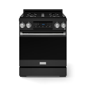 Thor Kitchen Black Stainless Steel Freestanding Professional Gas Range|Gordon Ramsay Series (4.55 cu.ft.) - RSG30BLP-SS