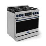 Thor Kitchen Stainless Steel Freestanding Professional Gas Range|Gordon Ramsay Series (6 cu.ft.) - RSG36-BLU
