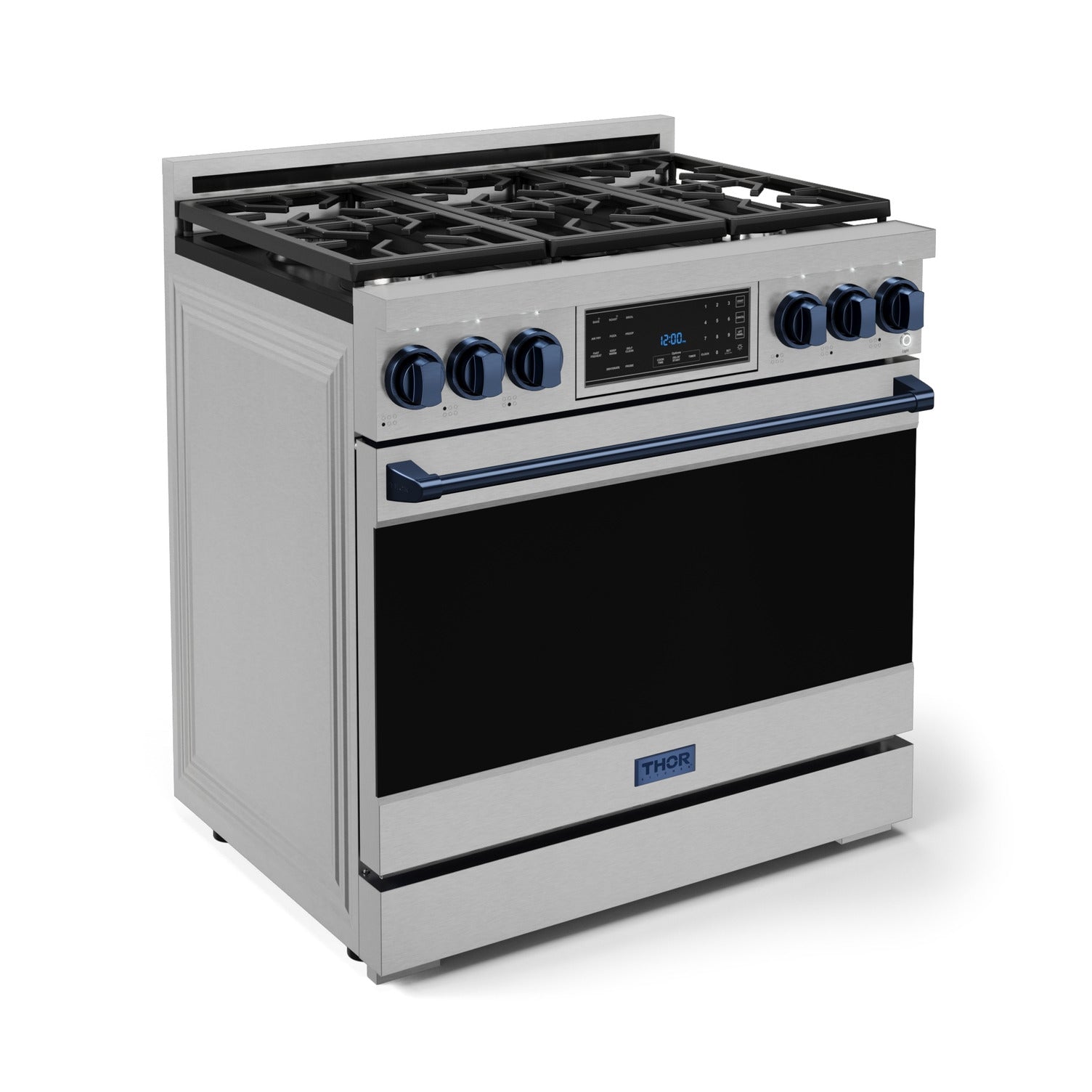 Thor Kitchen Stainless Steel Freestanding Professional Gas Range|Gordon Ramsay Series (6 cu.ft.) - RSG36-BLU