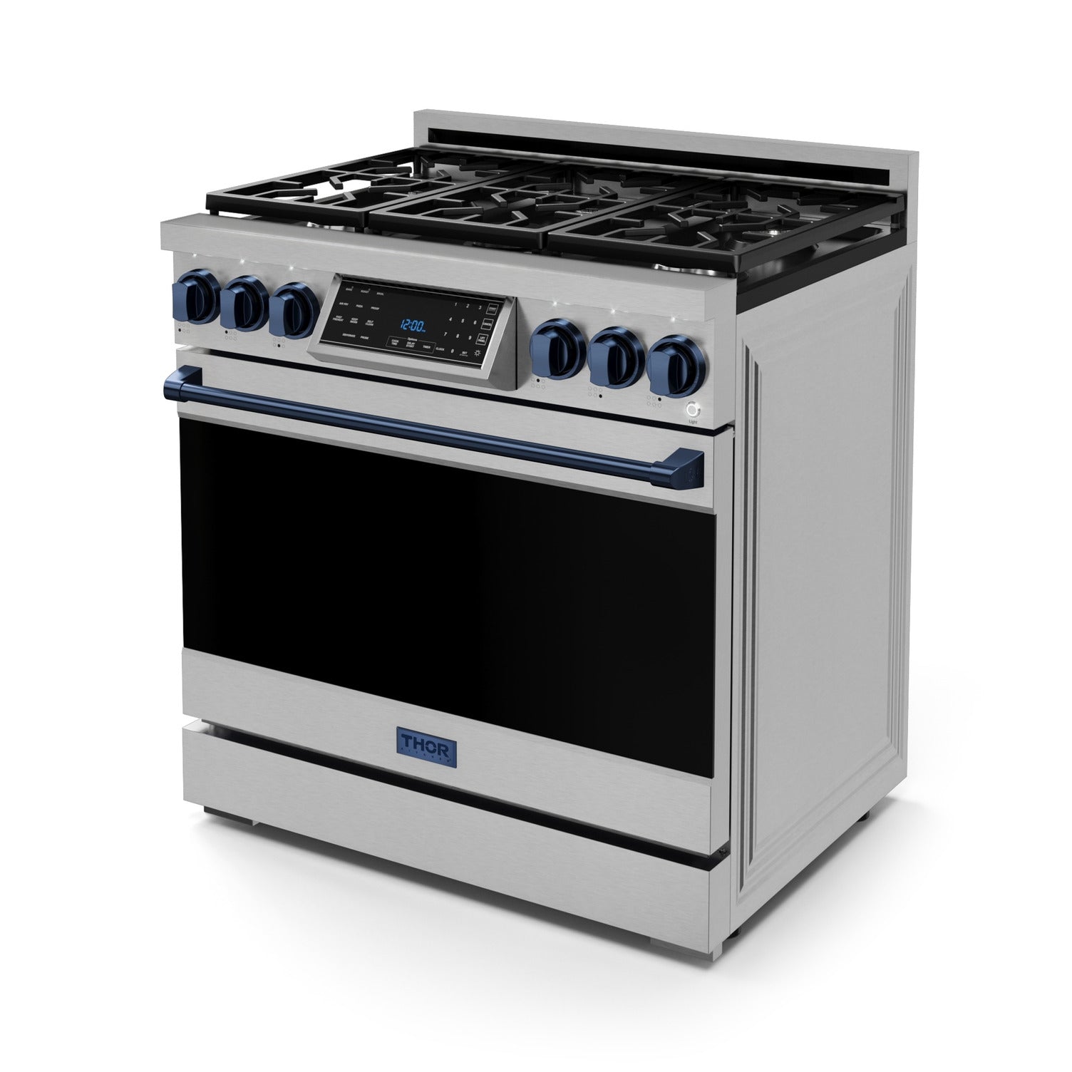 Thor Kitchen Stainless Steel Freestanding Professional Gas Range|Gordon Ramsay Series (6 cu.ft.) - RSG36-BLU
