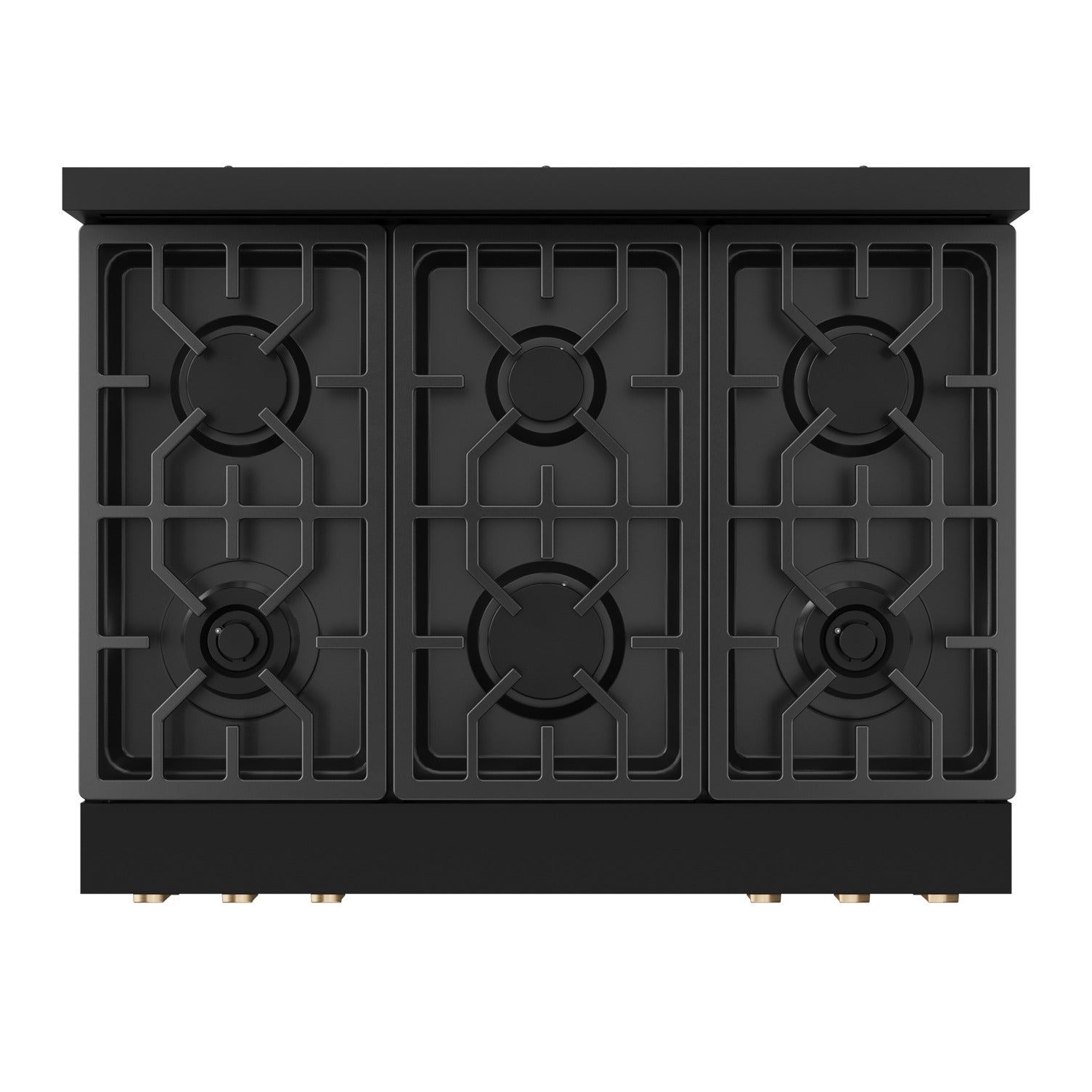 Thor Kitchen Black Stainless Steel Freestanding Professional Gas Range|Gordon Ramsay Series (6 cu.ft.) - RSG36B-BRZ