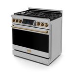 Thor Kitchen Stainless Steel Freestanding Professional Gas Range|Gordon Ramsay Series (6 cu.ft.) - RSG36-BRZ
