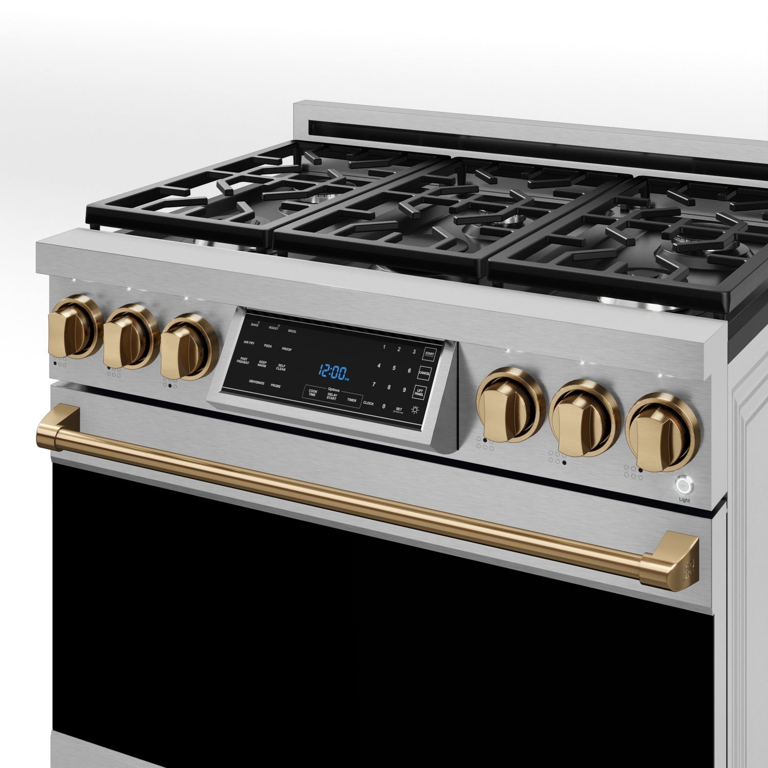 Thor Kitchen Stainless Steel Freestanding Professional Gas Range|Gordon Ramsay Series (6 cu.ft.) - RSG36-BRZ