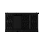 Thor Kitchen Black Stainless Steel Freestanding Professional Double Oven Gas Range|Gordon Ramsay Series (7 cu.ft.) - RSG48EB-RSG