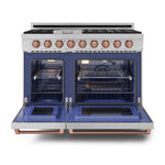 Thor Kitchen Stainless Steel Freestanding Professional Double Oven Gas Range|Gordon Ramsay Series (7 cu.ft.) - RSG48E-RSG